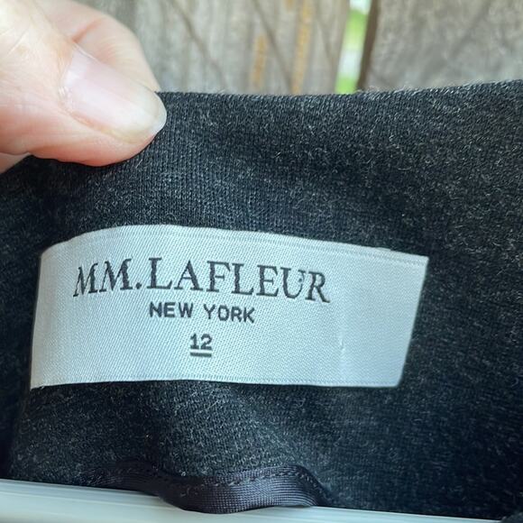 MM Lafleur “The Lydia” Gray Dress Size 12 New with tags - Picture 4 of 7